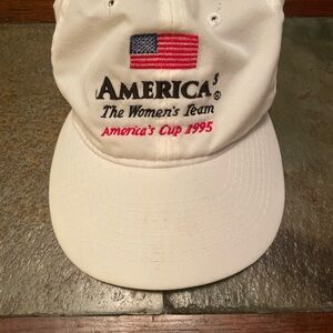America 3 America's Cup 1995 Women's Team Snapback Hat (very rare)
